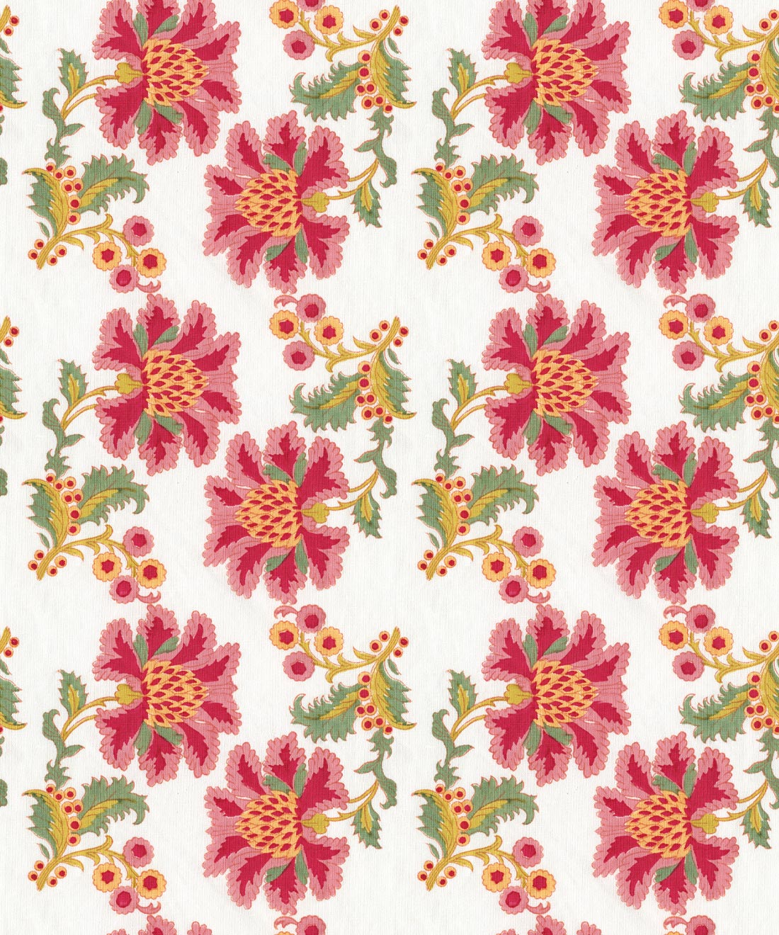 French Floral Wallpaper, Multi Ivory