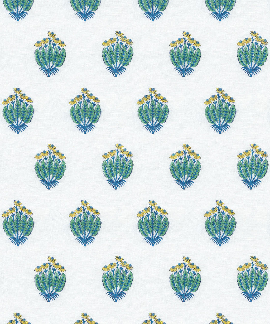 Buti Wallpaper, Green Ivory