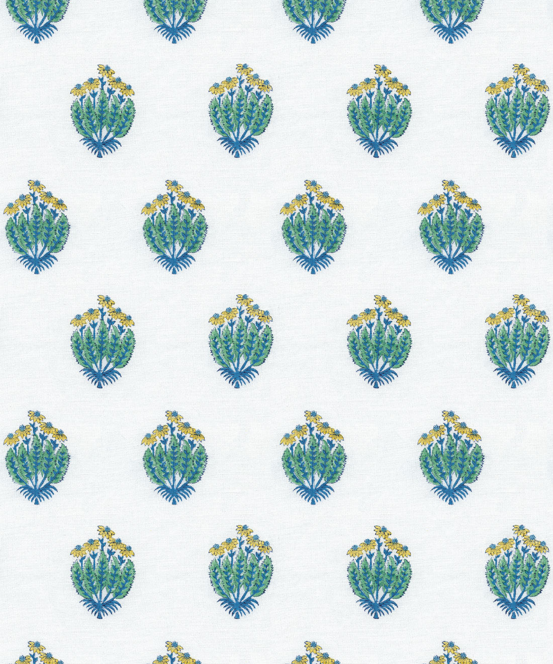 Buti Wallpaper, Green Ivory