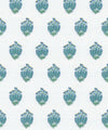 Buti Wallpaper, Indigo Ivory
