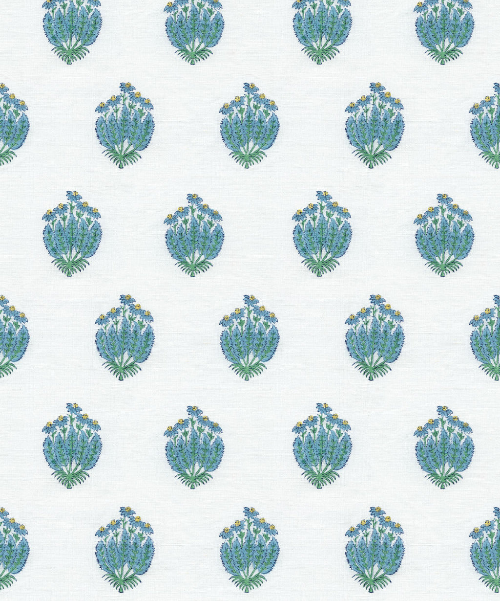 Buti Wallpaper, Indigo Ivory