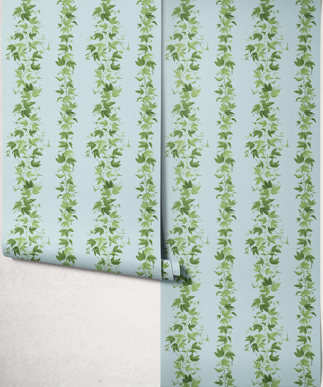 Antibes Decorative Textile Wallpaper, Duck Egg