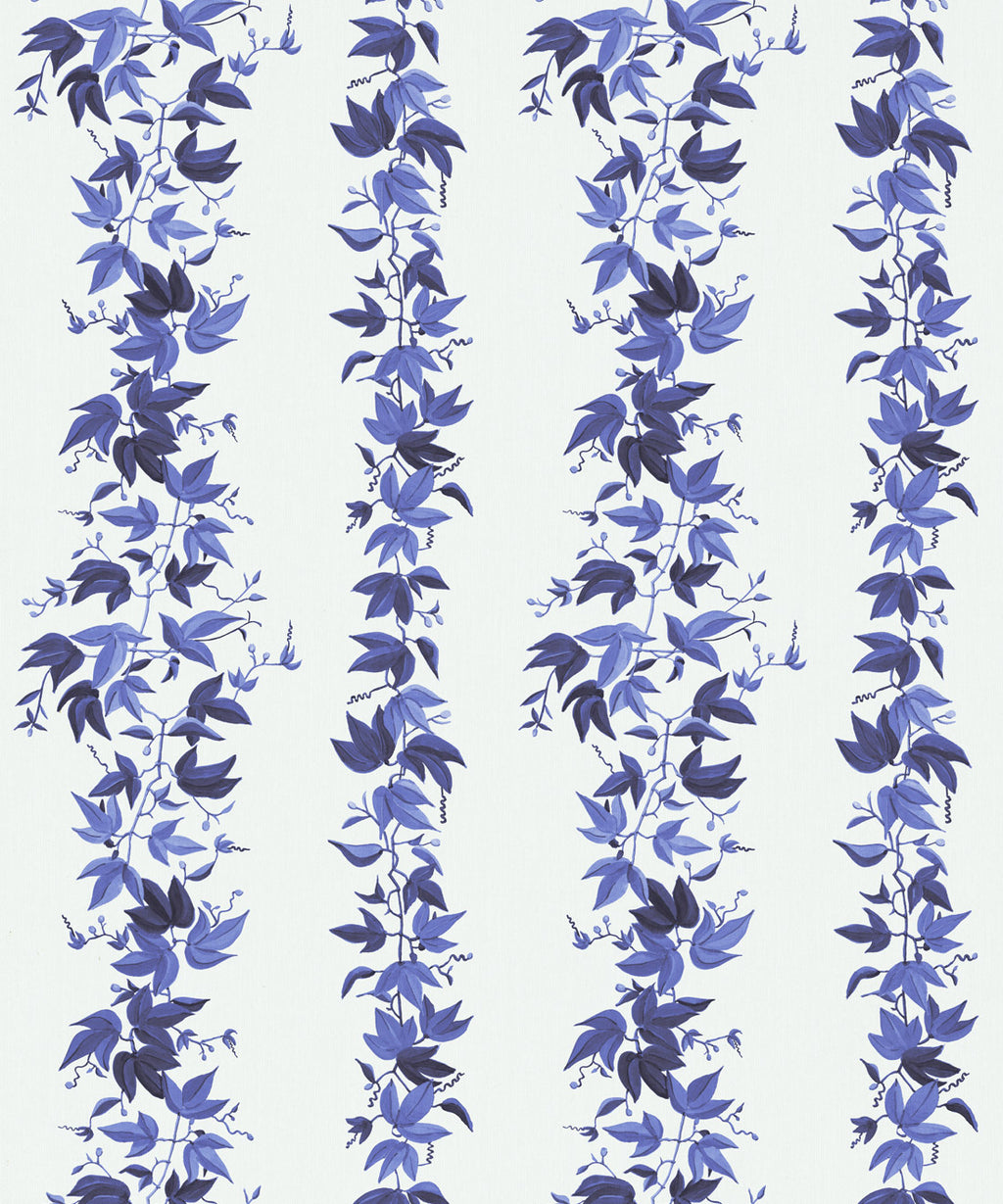 Antibes Decorative Textile Wallpaper, Midnight