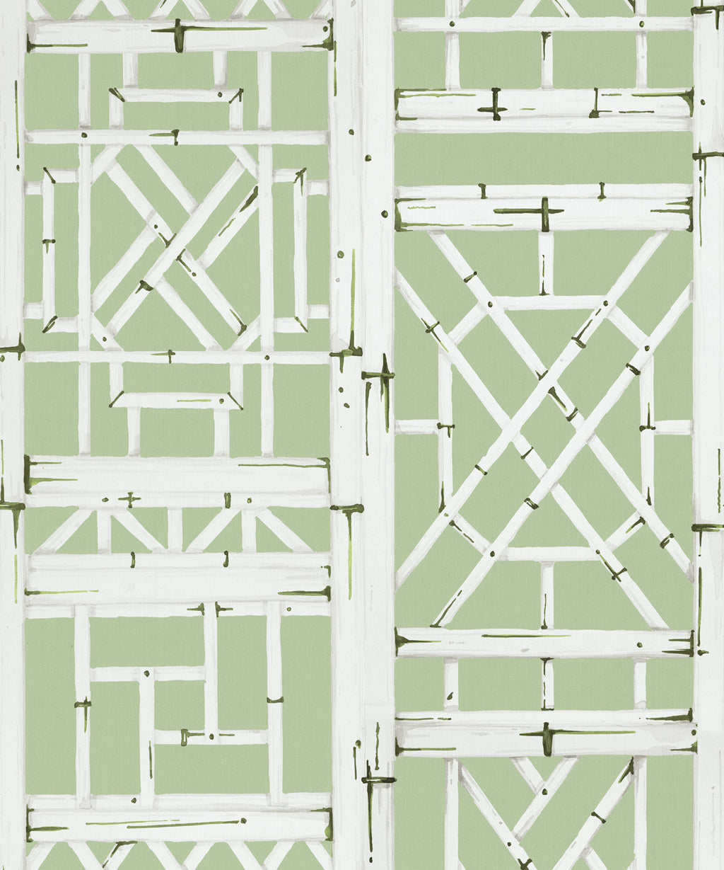 Briland Decorative Textile Wallpaper, Celadon