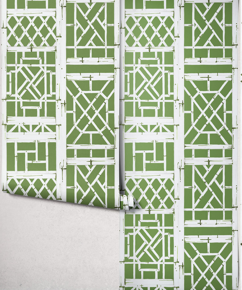 Briland Decorative Textile Wallpaper, Moss