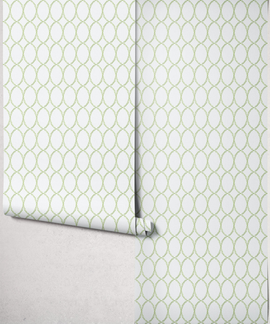 Chloe Decorative Textile Wallpaper, Sage