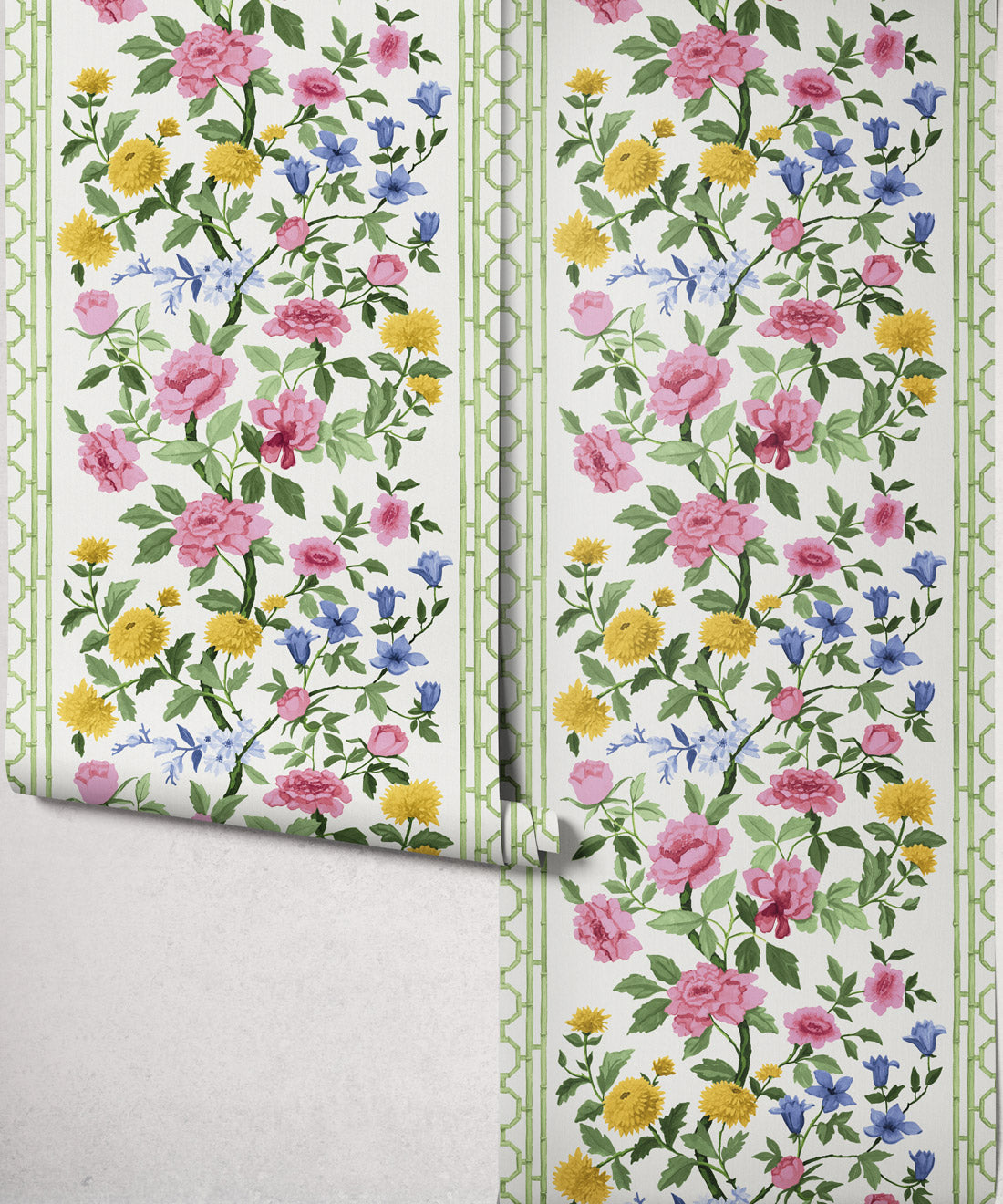 Edith Decorative Textile Wallpaper, Pink