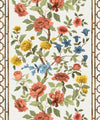 Edith Decorative Textile Wallpaper, Terracotta