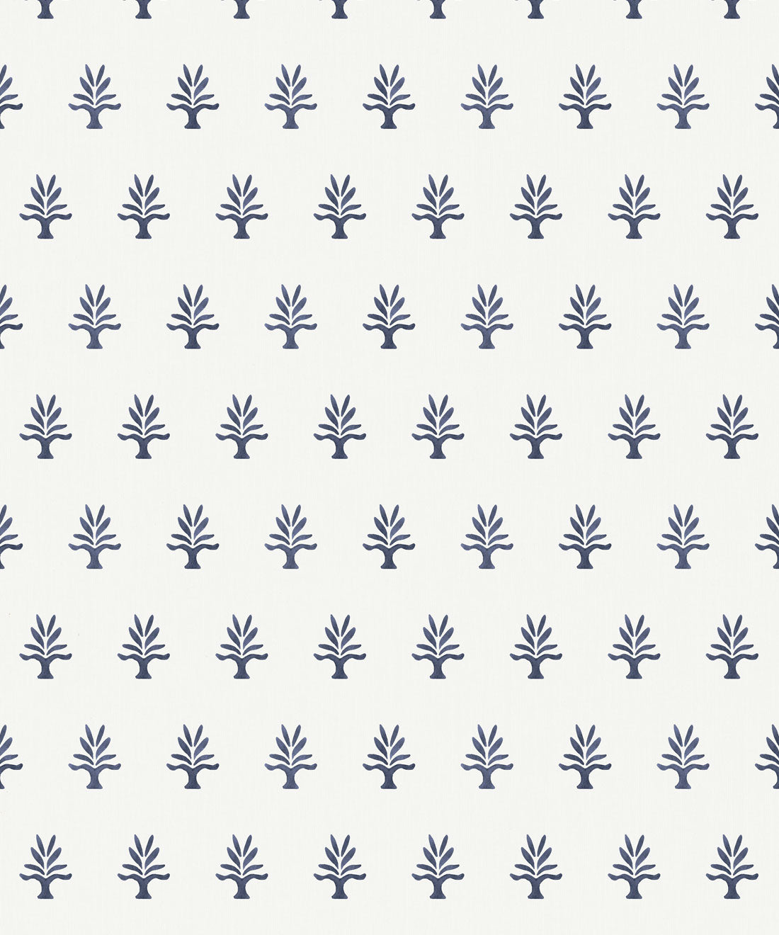 June Decorative Textile Wallpaper, Indigo
