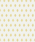 June Decorative Textile Wallpaper, Mustard