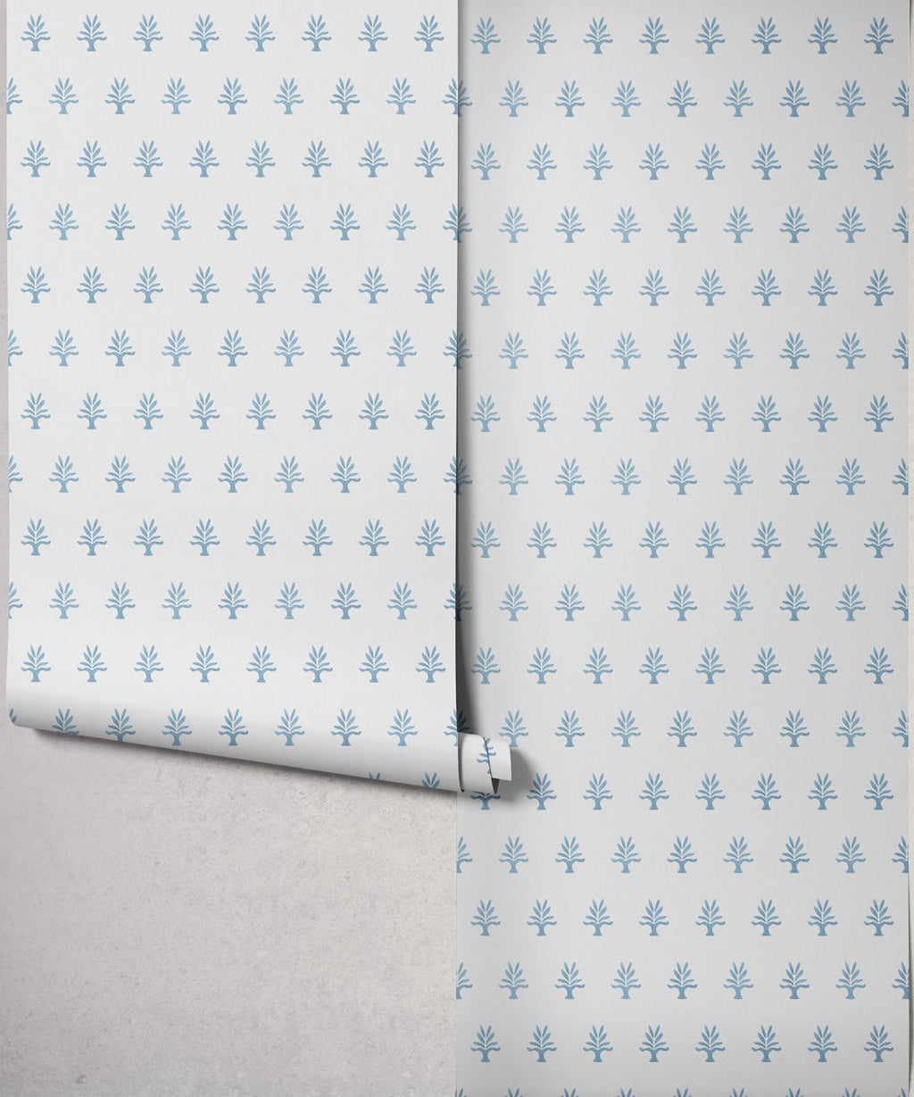 June Decorative Textile Wallpaper, Powder