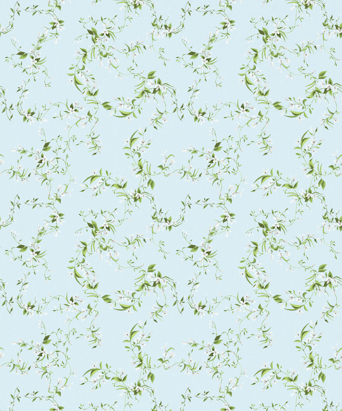 Libby Decorative Textile Wallpaper, Duck Egg