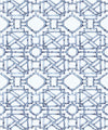 Mustique Decorative Textile Wallpaper, Blue