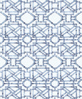 Mustique Decorative Textile Wallpaper, Blue