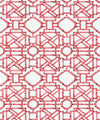 Mustique Decorative Textile Wallpaper, Coral