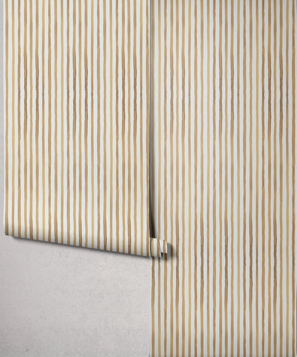 Nantucket Decorative Textile Wallpaper, Camel