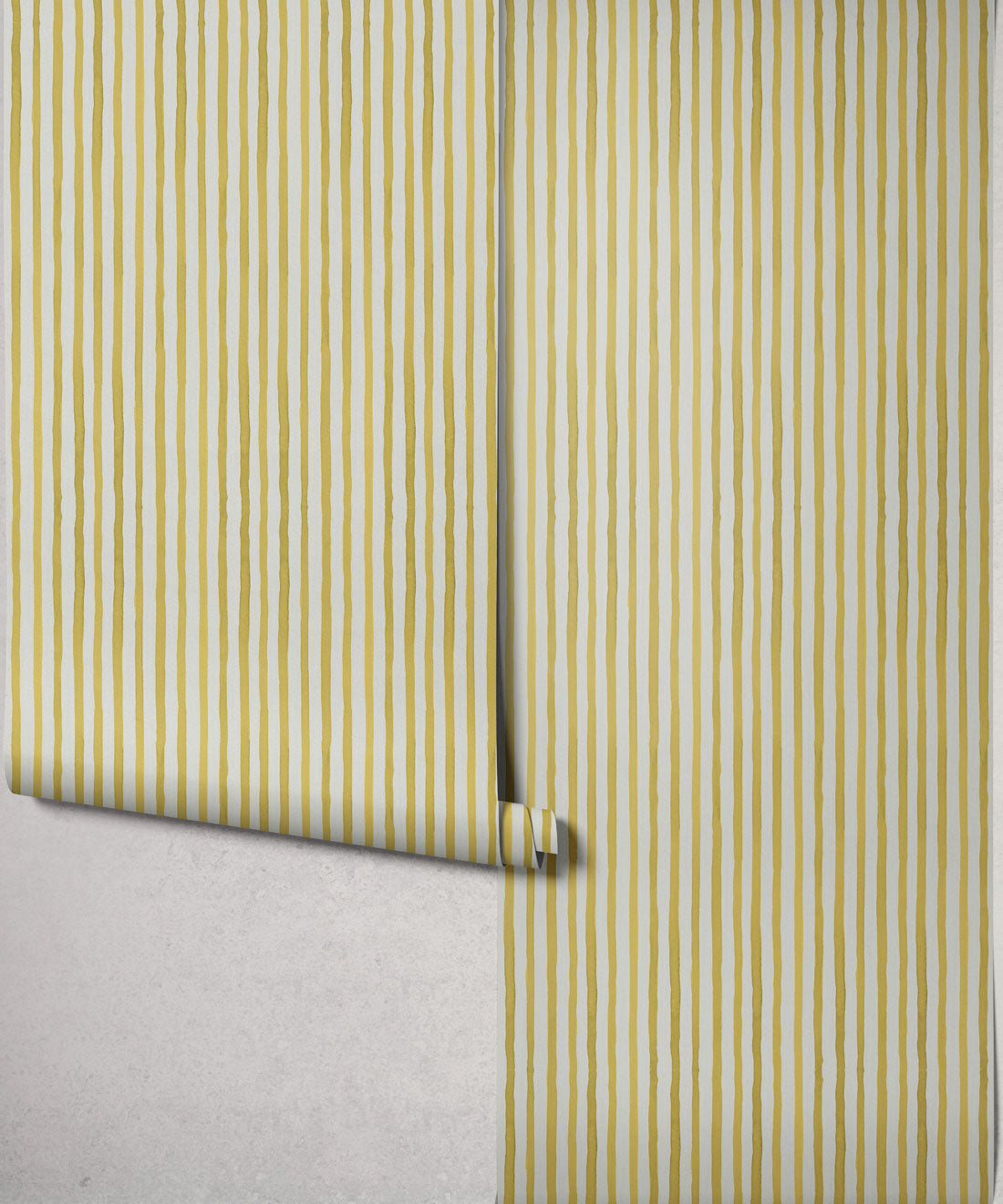 Nantucket Decorative Textile Wallpaper, Mustard
