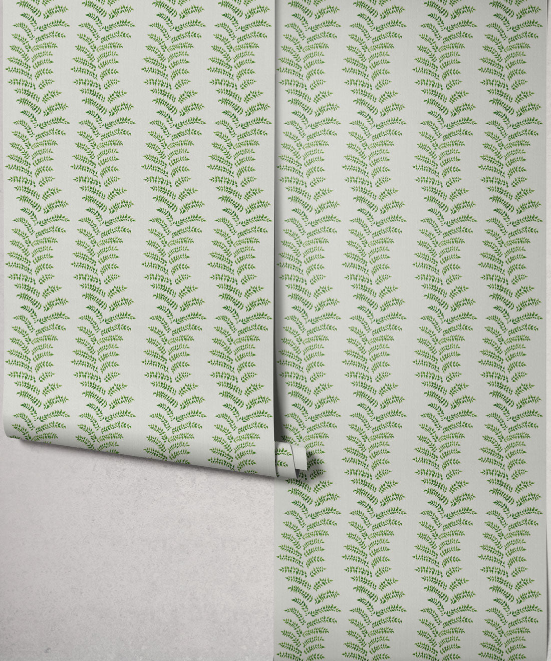 Orleans Decorative Textile Wallpaper, Moss