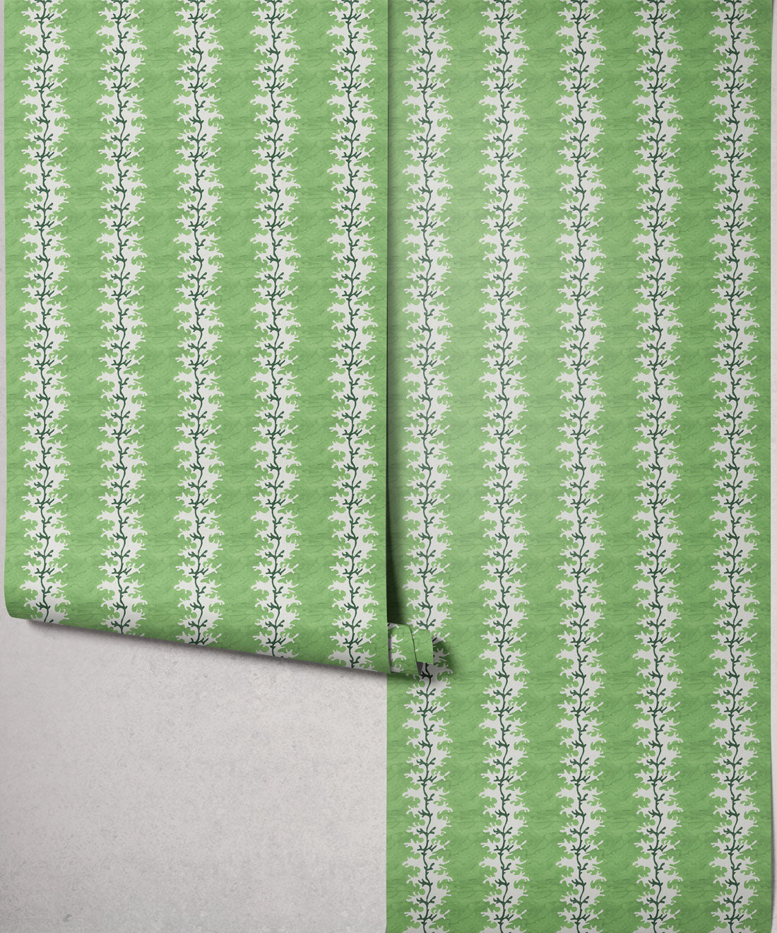 Winslow Decorative Textile Wallpaper, Moss