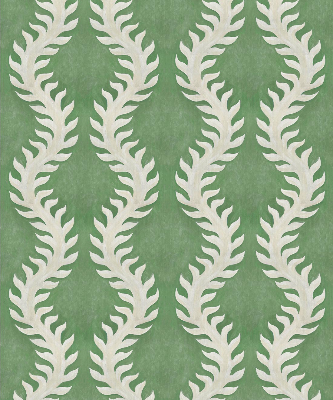 Fern Decorative Textile Wallpaper, Fern Green