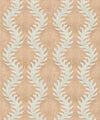 Fern Decorative Textile Wallpaper, Salmon