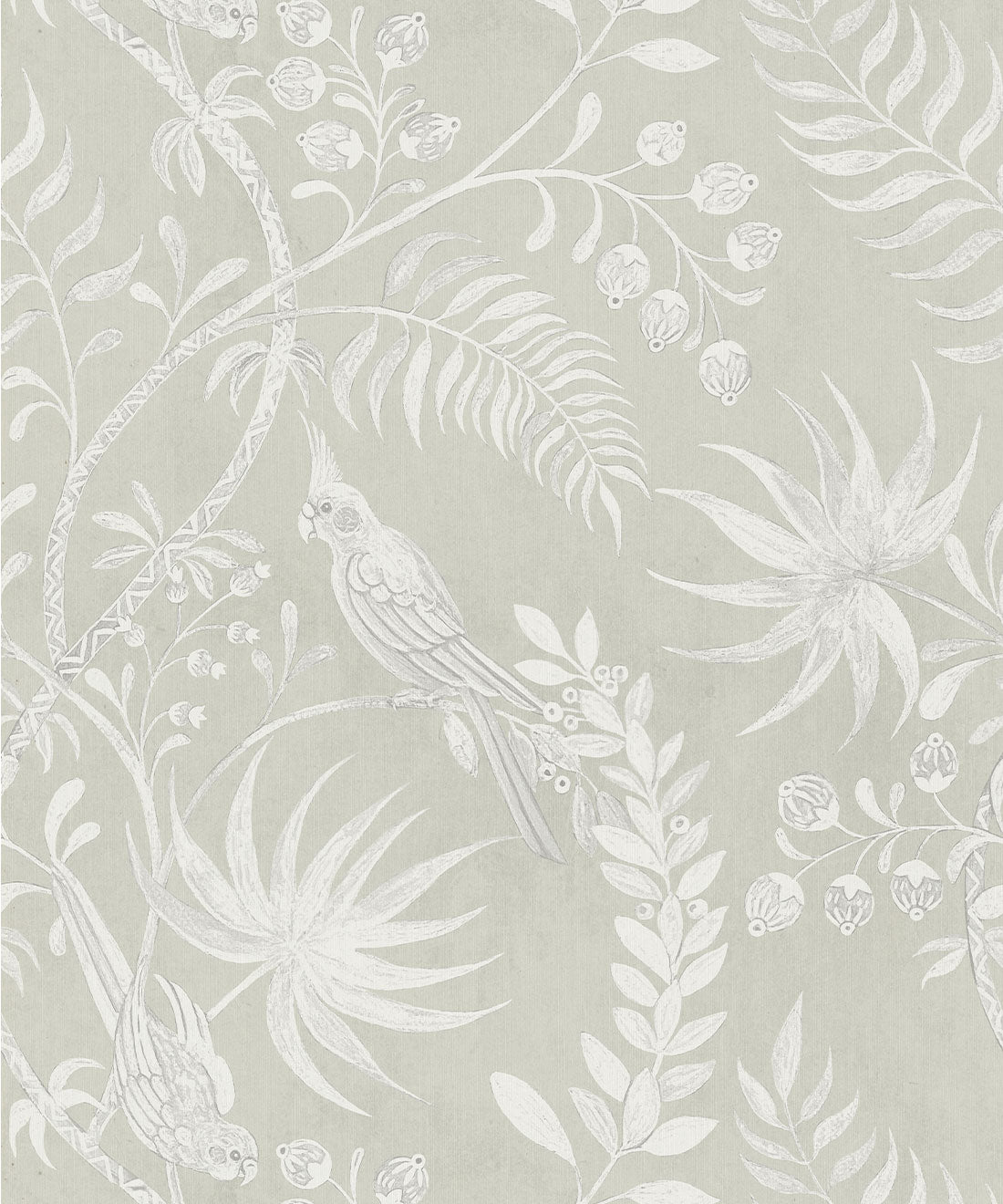 Tropicana Decorative Textile Wallpaper, Beige
