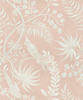 Tropicana Decorative Textile Wallpaper, Dusty Pink