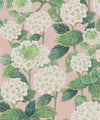 Hydrangea Garden Decorative Textile Wallpaper, Pink