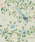 Camellia Tree Decorative Textile Mural, Beige