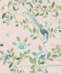 Camellia Tree Decorative Textile Mural, Pink