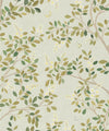 White Blossom Tree Decorative Textile Wallpaper, Beige