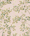 White Blossom Tree Decorative Textile Wallpaper, Pink