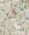 Garden Party Decorative Textile Wallpaper, Gentle Sage