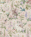 Garden Party Decorative Textile Wallpaper, Petal Pink
