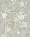 Chinoiserie Decorative Textile Wallpaper, Linen