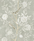 Chinoiserie Decorative Textile Wallpaper, Linen