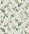 Petite Ivy Decorative Textile Wallpaper, Irish Linen and Cane