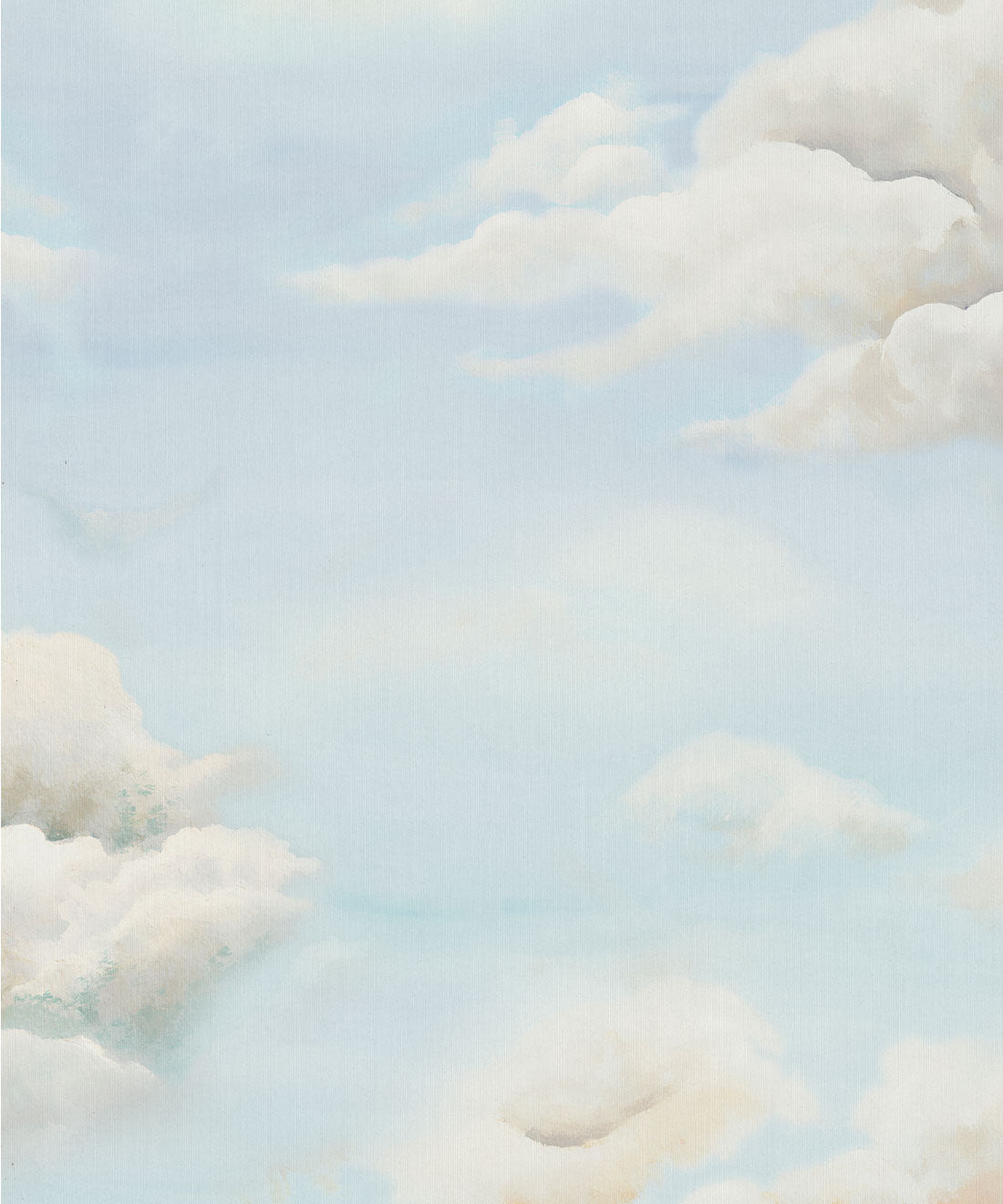 Heavenly Decorative Textile Wallpaper, Light
