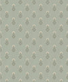 Marigold Decorative Textile Wallpaper, Duck Egg