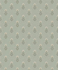 Marigold Decorative Textile Wallpaper, Duck Egg