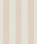 Scallop Stripe Decorative Textile Wallpaper, Antique Rose