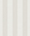Scallop Stripe Decorative Textile Wallpaper, Ivory