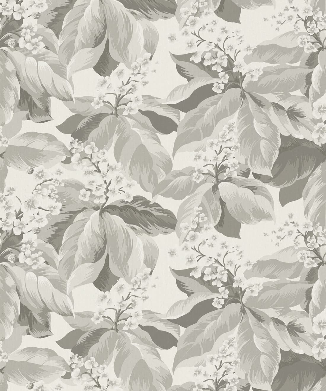 Horse Chestnut Decorative Textile Wallpaper, Dove