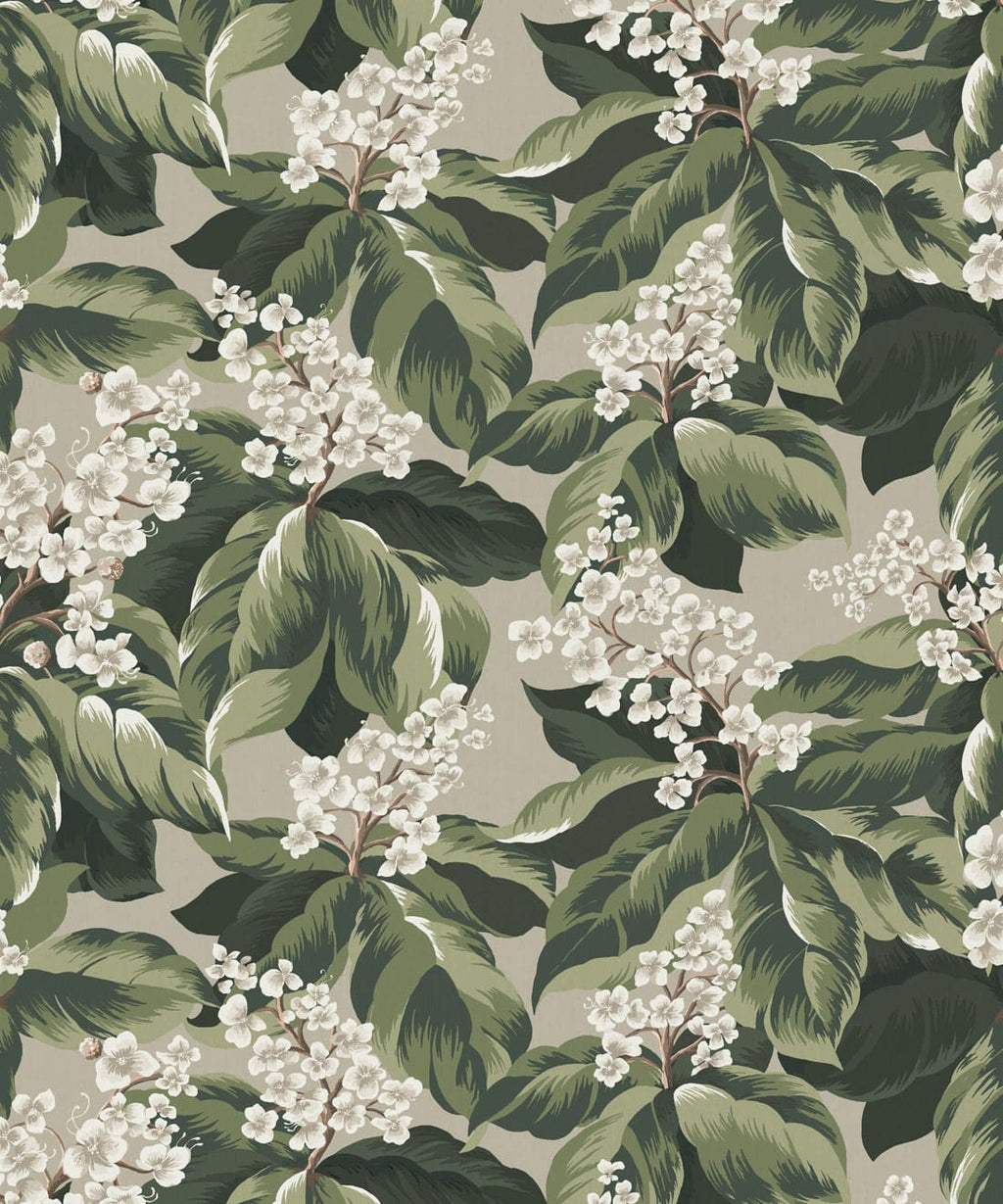 Horse Chestnut Decorative Textile Wallpaper, Night