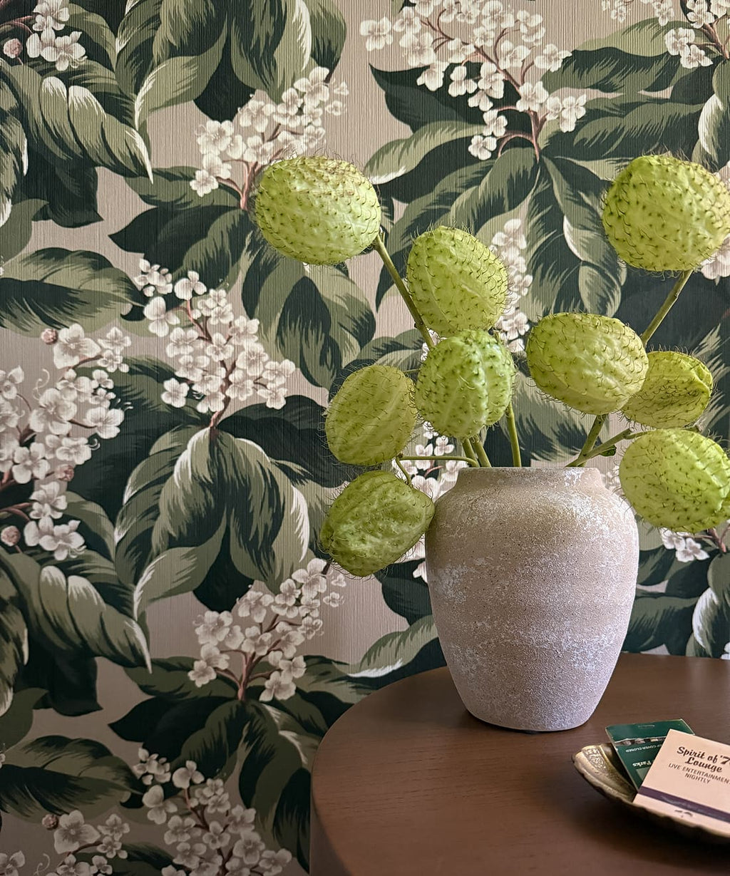 Horse Chestnut Decorative Textile Wallpaper, Forest