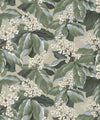 Horse Chestnut Decorative Textile Wallpaper, Periwinkle