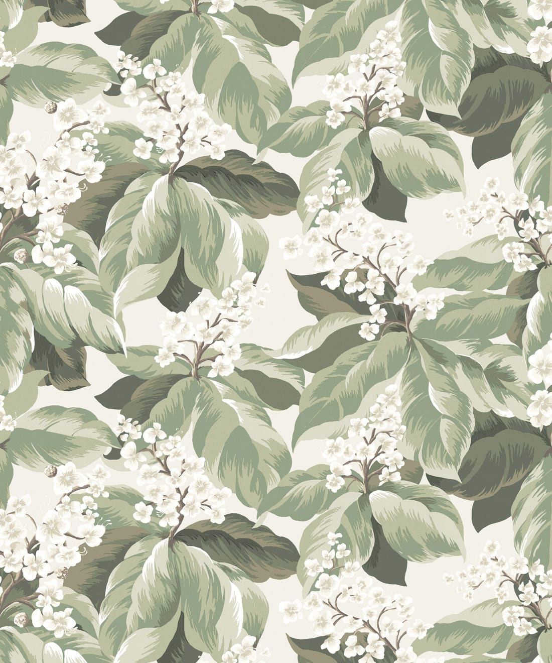 Horse Chestnut Decorative Textile Wallpaper, Night