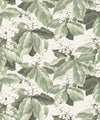 Horse Chestnut Decorative Textile Wallpaper, Sage