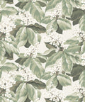 Horse Chestnut Decorative Textile Wallpaper, Sage