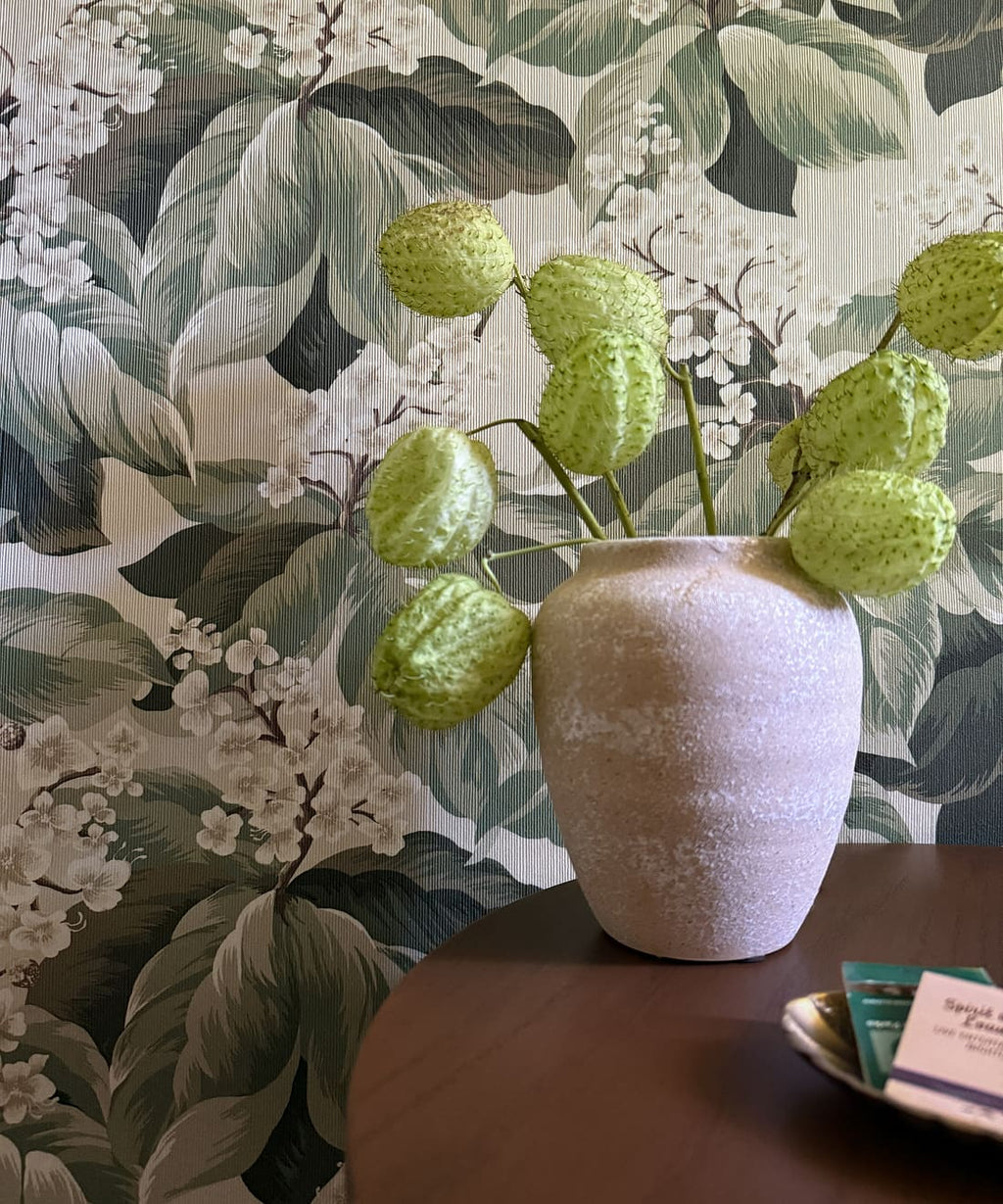 Horse Chestnut Decorative Textile Wallpaper, Night